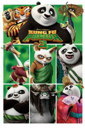 Kung Fu Panda 3 - Bohaterowie - plakat 61x91,5 cm