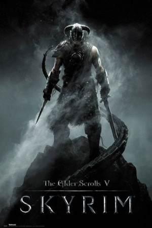 The Elder Scrolls V Skyrim Dragonborn - plakat 61x91,5 cm