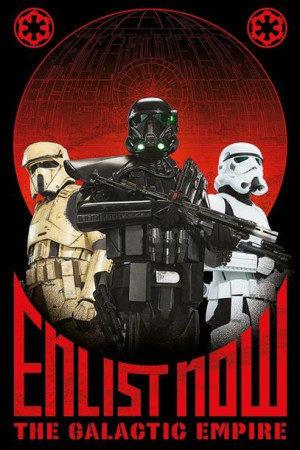 Star Wars Łotr 1. Gwiezdne Wojny Zaciągnij się - plakat 61x91,5 cm