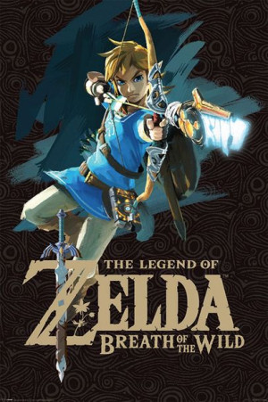 The Legend of Zelda Breath of the Wild (Game Cover) - plakat 61x91,5 cm