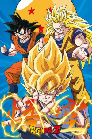 Dragon Ball Z Goku - plakat 61x91,5 cm