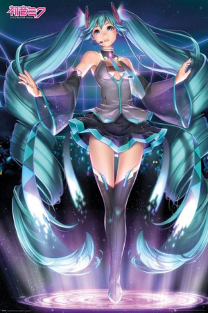Hatsune Miku Projection - plakat 61x91,5 cm