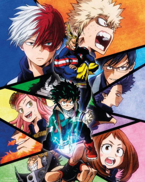 My Hero Academia Mix - plakat 40x50 cm