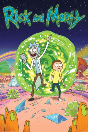 Rick and Morty Portal - plakat 61x91,5 cm