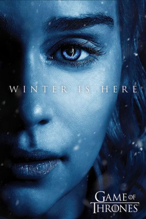 Gra o Tron Winter is Here Daenerys Targaryen - plakat 61x91,5 cm