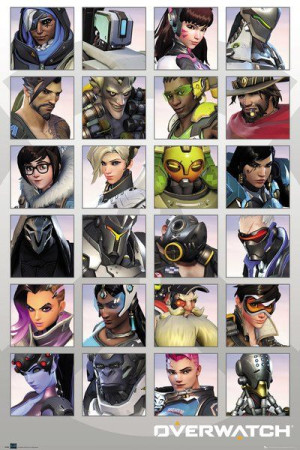 Overwatch Character Portraits - plakat 61x91,5 cm