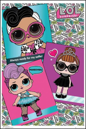 LOL Surprise Photos Laleczka Niespodzianka - plakat 40x50 cm