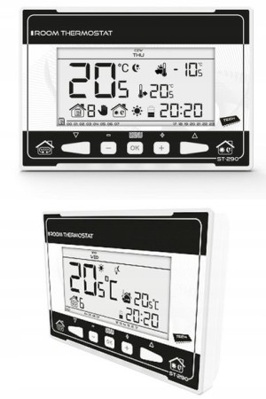 Sterownik Regulator Pokojowy Tech St-290 V3 Czarny