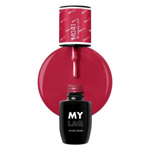 MYLAQ Lakier Hybrydowy M041 My Carmine Lips 5 ml