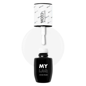 MYLAQ Lakier Hybrydowy M003 My Classic White INK 5 ml