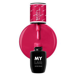 MYLAQ Lakier Hybrydowy M007 My Raspberry Sorbet 5 ml