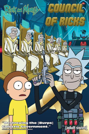 Rick and Morty Council Of Ricks - plakat 61x91,5 cm