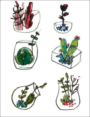 Botaniczne II - plakat 29,7x42 cm