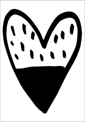Serce - plakat 42x59,4 cm