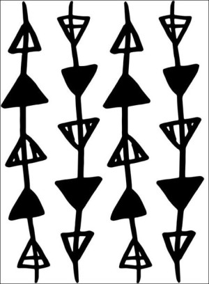 Geometryczne scandi - plakat 42x59,4 cm