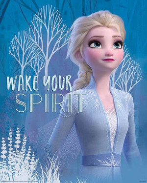 Kraina Lodu 2 Frozen Elza - plakat 40x50 cm