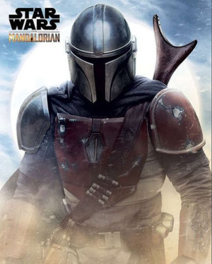 Star Wars The Mandalorian - plakat 40x50 cm