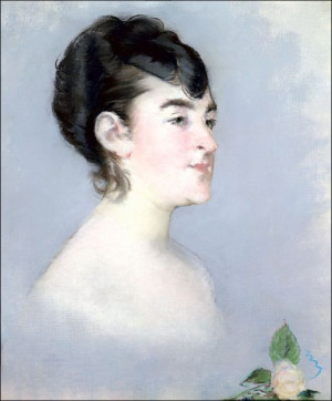Mademoiselle Isabelle Lemonnier, Edouard Manet - plakat 30x40 cm