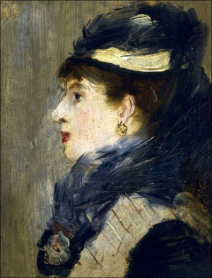 Portrait of a Lady, Edouard Manet - plakat 40x50 cm