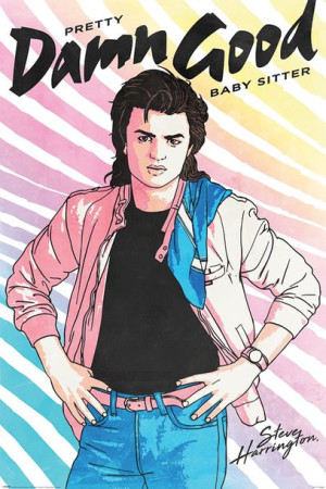 Stranger Things Pretty Damn Good Babysitter - plakat 61x91,5 cm