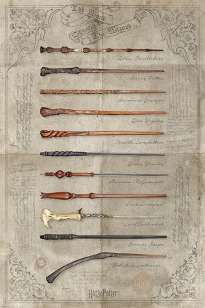 Harry Potter Różdżki - plakat 61x91,5 cm