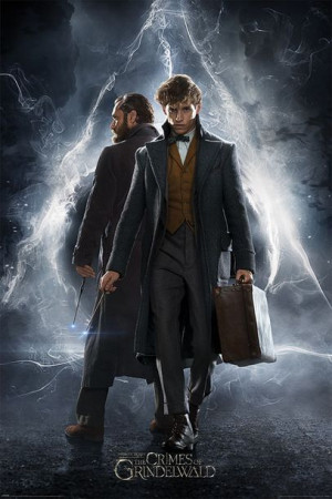 Fantastyczne Zwierzęta Zbrodnie Grindelwalda Newt i Dumbledore - plakat 61x