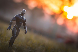 Marvel Czarna Pantera Black Panther Ver2 - plakat 30x20 cm