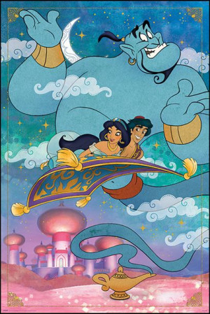 Disney Aladyn A Whole New World - plakat 61x91,5 cm