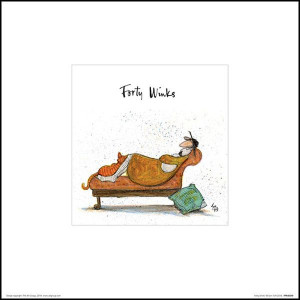 Sam Toft Forty Winks - plakat premium 30x30 cm