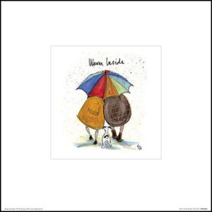 Sam Toft Warm Inside - plakat premium 30x30 cm