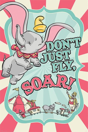 Disney Słoń Dumbo - plakat 61x91,5 cm