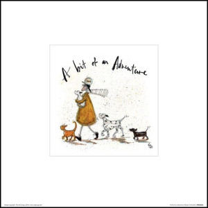 Sam Toft A Bit of an Adventure - plakat premium 30x30 cm