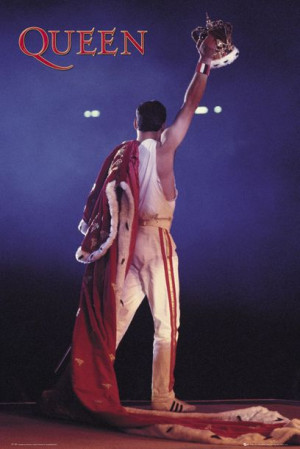 Queen Crown - Freddie Mercury - plakat 61x91,5 cm