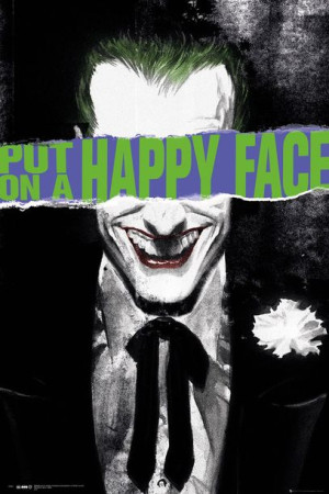 DC Comics Joker Happy Face - plakat 61x91,5 cm