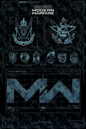 Call of Duty Modern Warfare Frakcje - plakat 61x91,5 cm