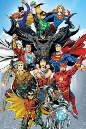 DC Comics Rebirth Liga Sprawiedliwości - plakat 61x91,5 cm