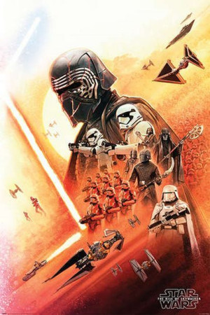Star Wars Gwiezdne Wojny Skywalker Odrodzenie Kylo Ren - plakat 61x91,5 cm