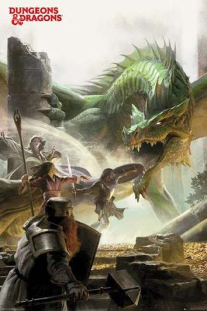 Dungeons and Dragons Adventure - plakat 61x91,5 cm