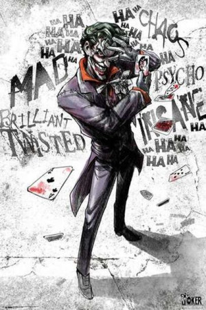 DC Comics Joker Szaleństwo - plakat 61x91,5 cm