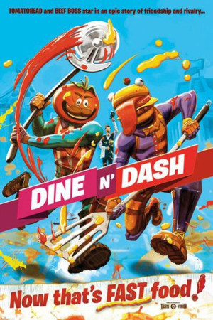 Fortnite Dine and Dash - plakat 61x91,5 cm