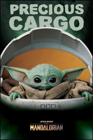 Star Wars The Mandalorian Yoda - plakat 61x91,5 cm