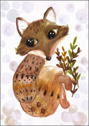 Lisek - plakat 20x30 cm