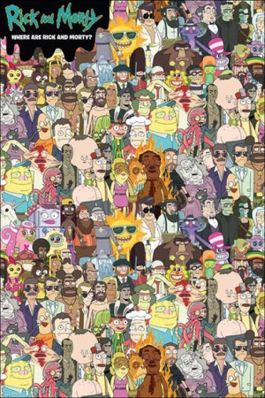 Rick and Morty Wheres Rick - plakat 61x91,5 cm