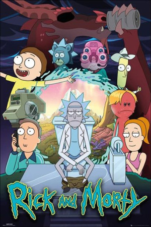 Rick and Morty Sezon 4 - plakat 61x91,5 cm