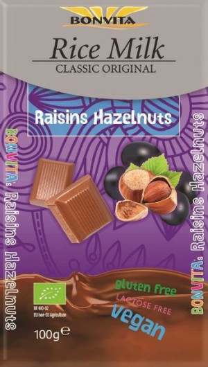 Lumarko Czekolada Kuwertura Z Rodzynkami I Orzechami Laskowymi Bez Laktozy