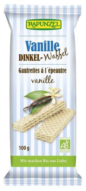 Lumarko Wafle Orkiszowe Z Nadzieniem Waniliowym Bio 100 G - Rapunzel