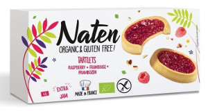 Lumarko Ciastka Tartaletki Z Dżemem Malinowym Bezglutenowe Bio 130 G - Nate