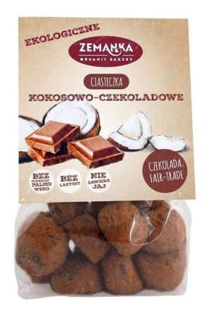 Lumarko Ciastka Kokosowo - Czekoladowe Bio 100 G - Zemanka