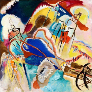 Improvisation No, Wassily Kandinsky - plakat 50x50 cm