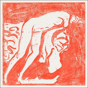 Female nude, Mädchenakt, Ernst Ludwig Kirchner - plakat 40x40 cm